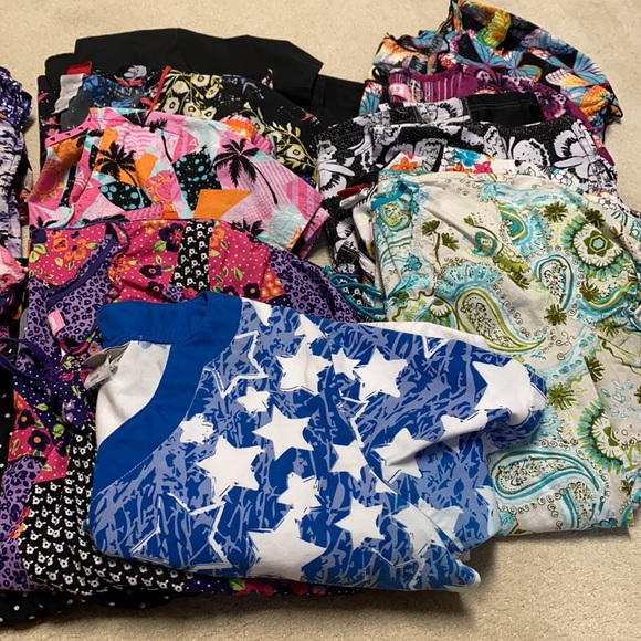 16 separate all different varieties of scrub tops - Picture 3 of 3